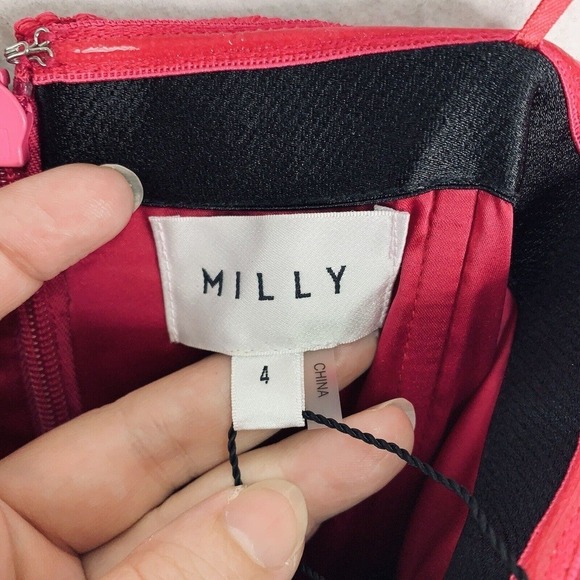 Milly Luisa Sweetheart Lace Strapless Sheath Dress Womens Size 4 NWT $525 - Picture 9 of 16